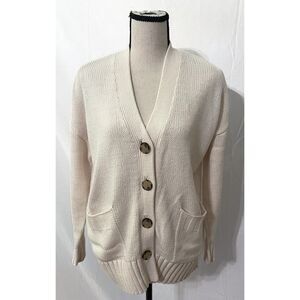 LOFT Cardigan | Oversized Ribbed Knit